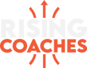 Rising Coaches Primary Logo Dark BG