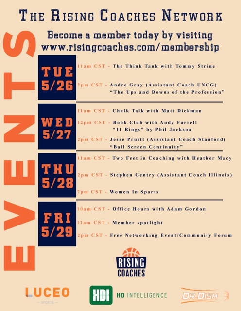 This Week on the Rising Coaches Network...