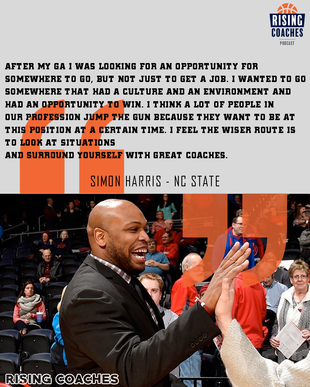 Quotes: Simon Harris - Surround Yourself with Great Coaches